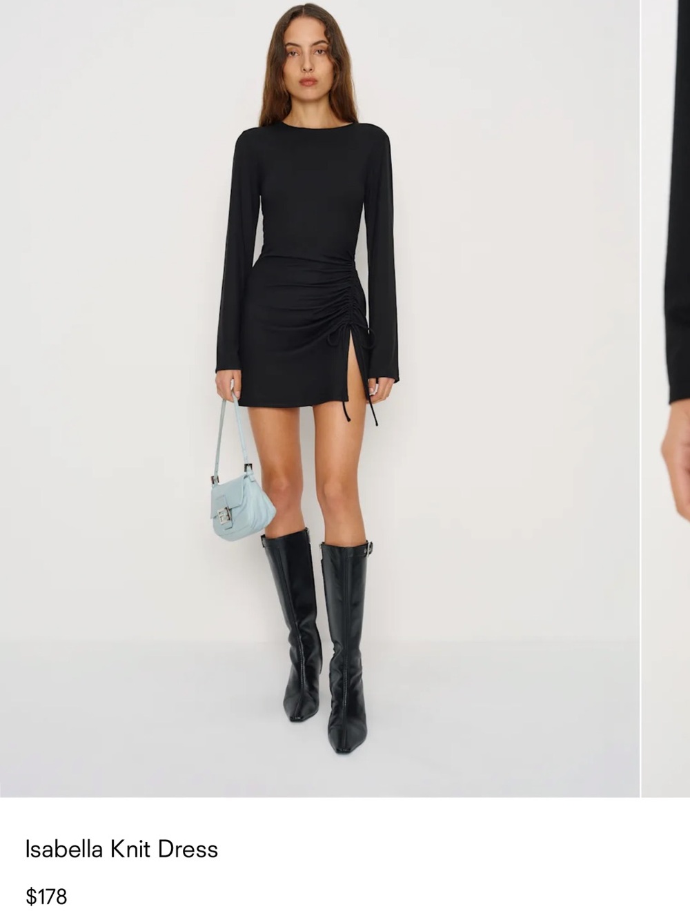 Reformation Black Long sleeve Dress Have multiple ref dresses will post all soon